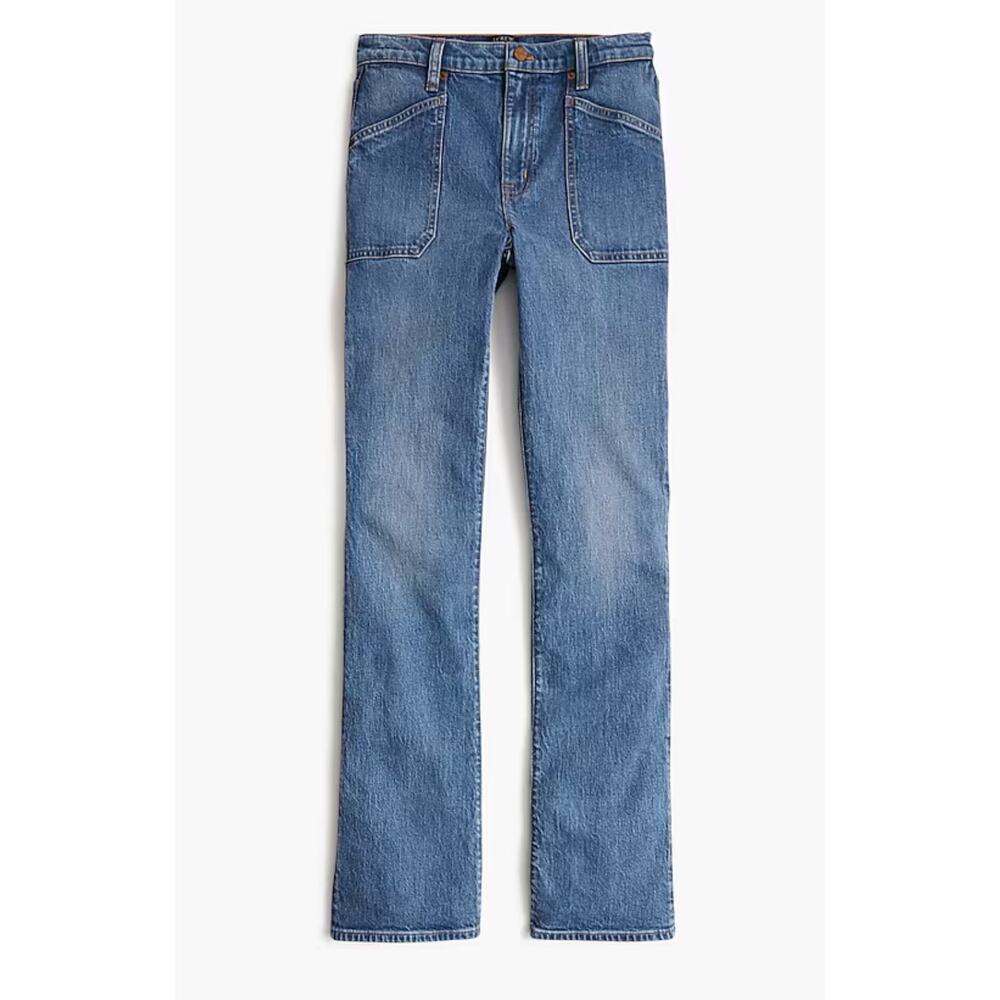NWT J.Crew Bootcut Utility Jean In All-Day Stretch Size 29 Petite - Picture 3 of 7